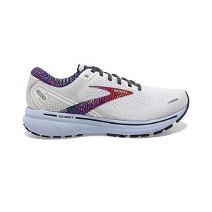 Brooks Ghost 14 Road Running Shoes - Womens, White/Multicolor | IE-NHP680421